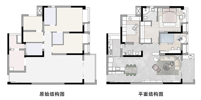 成都大晶裝飾公司|100㎡三室兩廳新房裝修 簡約塑造家的歸屬感